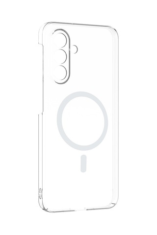 Vendas Samsung Uyumlu Galaxy A17 Kamera Korumalı M-safe Şarj Özellikli Şeffaf Zore London Sert Pc Kapak + Hayalet Ekran Koruyucu Şeffaf