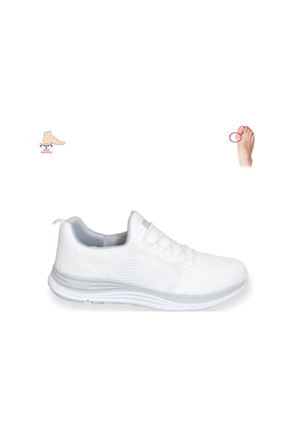 Konfores 1581-28064 Anatomik Tabanlı Yürüyüş & Koşu Ayakkabıs BEYAZ Beyaz