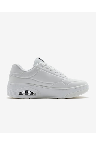 Skechers Uno Court Erkek Beyaz Sneakers 183145 Wht Beyaz