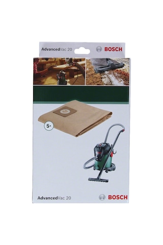 Bosch AdvancedVac 20 Toz Torbası (5 Adet) - 2609256F33