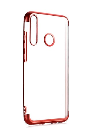 Huawei P40 Lite E Kılıf Zore Dört Köşeli Lazer Silikon Kılıf