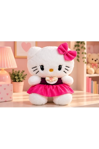 Hello Kitty 30 Cm Peluş Oyuncak 046 - Pembe