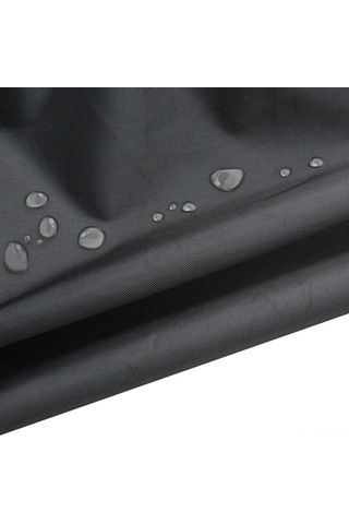 Vkemall Siyah 173x76x51cm Dış Mekan Depolama Çantası - Su Geçirmez 210d Oxford Kumaş, Uv Koruma Ve Taşıma Kolu