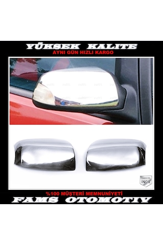 Ford C-max Paslanmaz Krom Ayna Kapağı 2 Prç 2003-2010 (sinyall...
