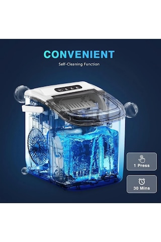 Vosco VHZB-12HB Eko Set Üstü 12 KG Buz Makinesi