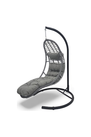 Wellagarden Palmira Tekli Salıncak Gri Gri