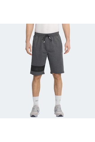 Slazenger NUKA Erkek Cepli Kapri Koyu Gri Şort
