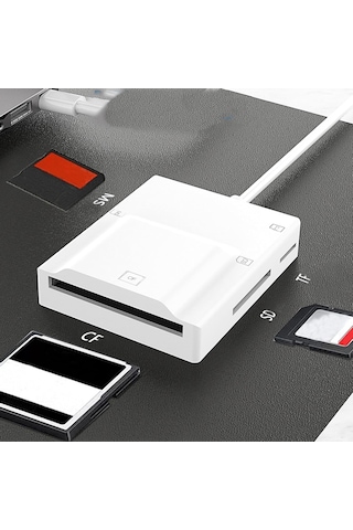 Microcase AL4584 4 İn1 USB OTG CF/SD/TF USB 3.0 Kart Okuyucu