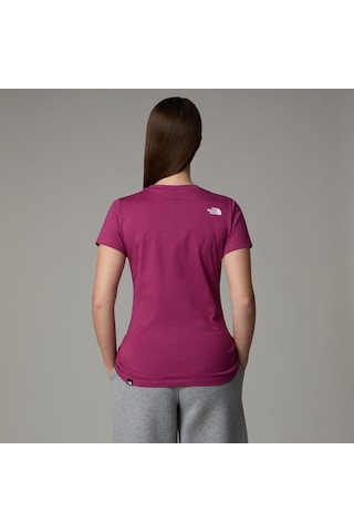 The North Face The Northfacew Ss Sd Slım Tee Kadın Tişört Nf0a87nh6eo1 Nf0a87nh6eo1 Viş Vişne