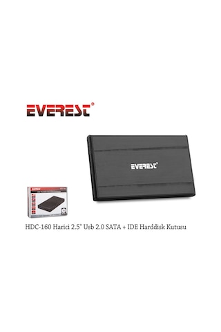 Everest Hdc-160 Harici 2.5 Usb 2.0 Sata + Ide Harddisk Kutusu