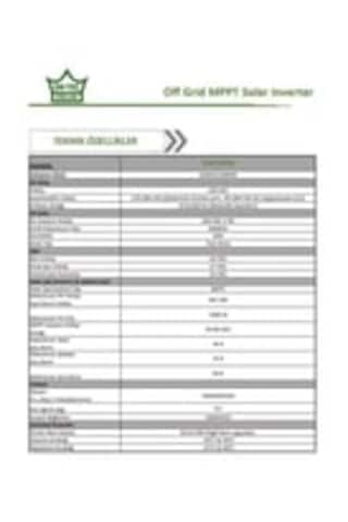 Ortec Solar 24v 3kw Mppt Akıllı İnverter