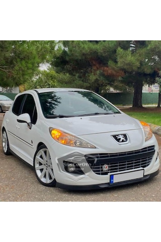 Peugeot 207 2006-2014 Uyumlu Üniversal Astra H Lip Esnek Ön Lip 2 Parça Tampon Altı Dil Karlık Ön Ek 00 Şüscaroto Aksesuar