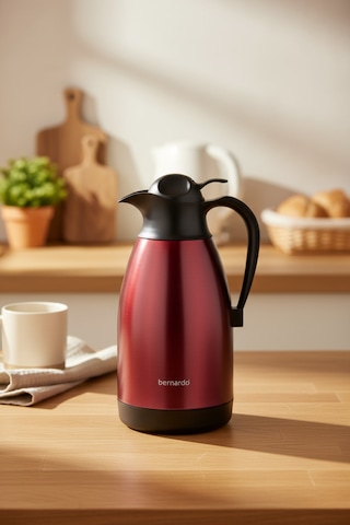 Bernardo Grandio Çelik Termos Bordo 2 Litre Bordo