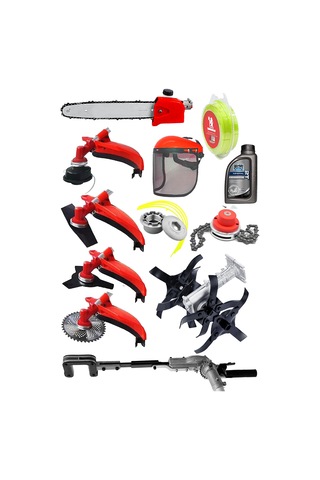 Swazer SGT-SBGS12PRO S12 Pro 4x4 HP 2T Sırt Tırpan 12 Parça Aparat