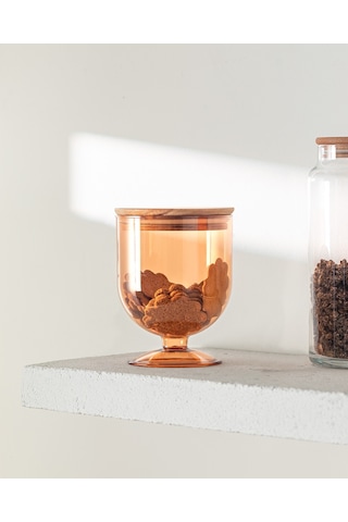 Madame Coco Marion Ahşap Kapaklı 900 ML Saklama Kabı