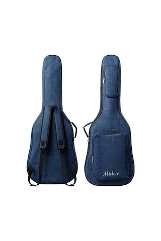 Midex Cs-89bl Özel Tasarım Softcase Klasik Gitar Çantası Gigbag Kılıf 101 Cm