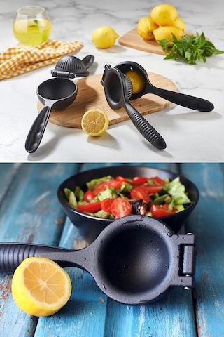 Chef Star Limon Mandalina Sıkacağı Siyah Döküm Döküm Diğer