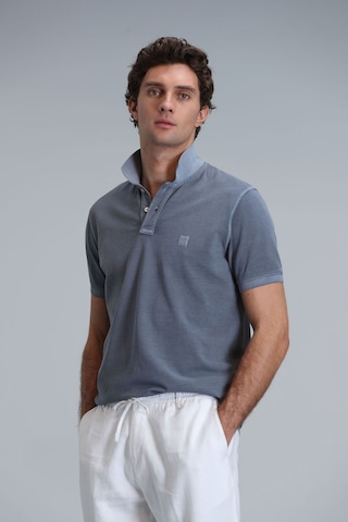 Lufian Erkek Vernon Smart Polo T-shirt 111040163 Koyu Gri
