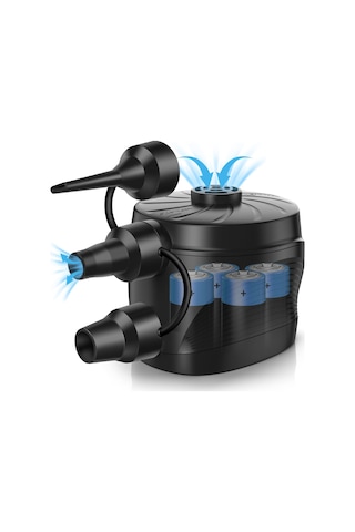 Yatak İçin Elektrikli Hava Pompası, Pille Çalışan Havada Kamp Şişirme Altın