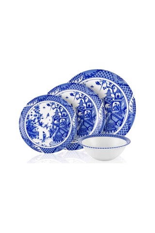 The Mia Prs0136 Chinoi 24 Parça Yemek Takımı Mavi
