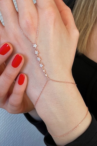 925 Ayar Gümüş Rose Dizi Yıldızlar Şahmeran - 45099501 Rose Gold