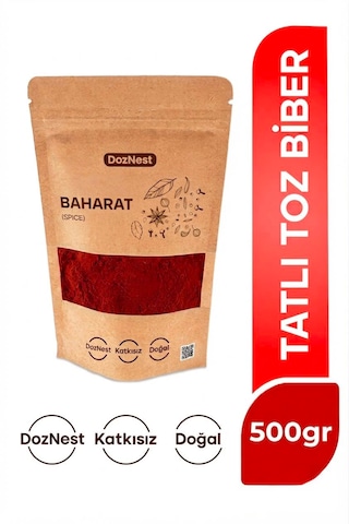 Doznest Kırmızı Tatlı Toz Biber 500 Gr