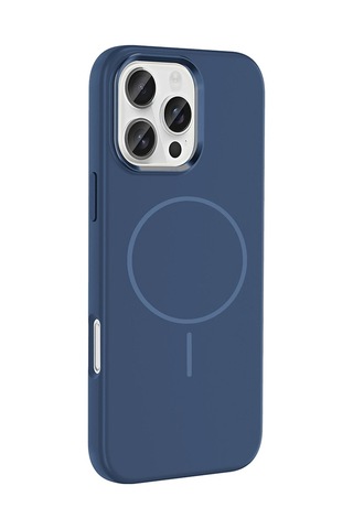 Apple Uyumlu iPhone 16 Pro Kılıf M-safe Şarj Özellikli Metal Kamera Çerçeveli Zore Edi Silikon Kapak