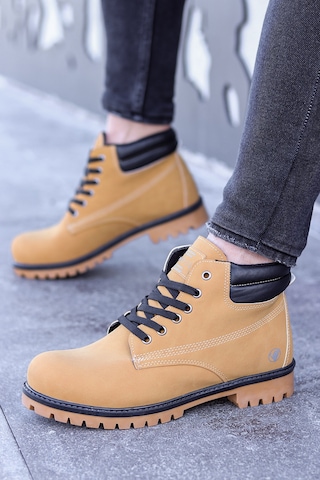 Vojo Arex Suya Dayanıklı Casual Kışlık Erkek Bot 267800001819 33 Sarı Sarı