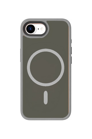 Joko - 925 - Apple iPhone Uyumlu 17e Megane Magsafe Kapak - - Csmo-tex - Titan Gri