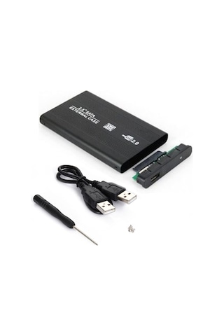 2.5 USB Sata HDD Harddisk Kutu Aliminyum Gövde - Harici HDD Kutu