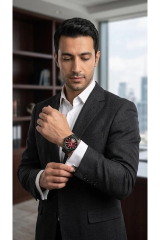 Slazenger Sl.09.2625.1.680 Otomatik Erkek Kol Saati Siyah - Beyaz