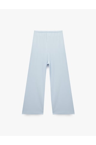 Koton Beli Lastikli Cepli Viskon Pijama Altı Mavi 6slk40029mk