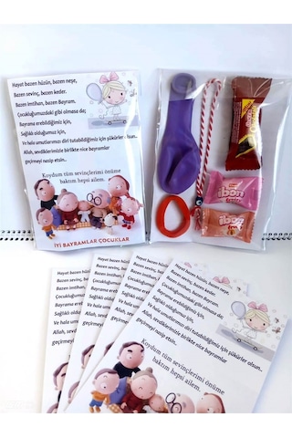 Ramazan Bayramı Kız Çocukları İçin Dağıtmalık Hediyeler 10 Paket