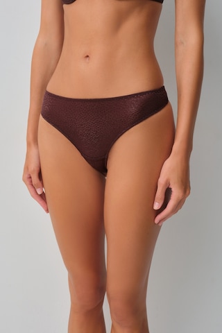 Suwen Mocha Brazilian String Külot Wsl102103191460 Bitter