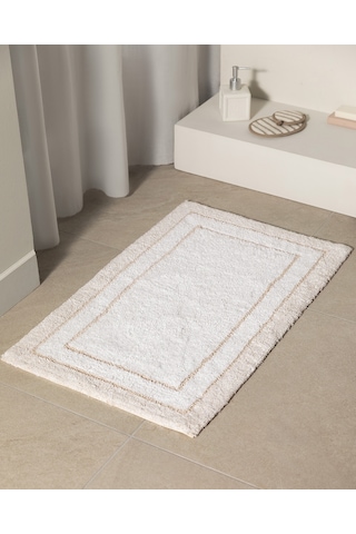 Madame Coco Giverny Banyo Paspası - Bej - 50x80 Cm Bapa0000000018 Ekru
