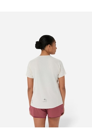 Asics Fujıtraıl Elıte Graphıc Ss Top Kadın Beyaz Kısa Kollu Tshirt 2012d484-100