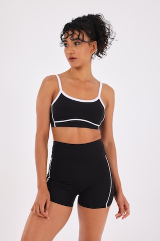 Scorp Omni Kadın Spor Sütyen Biker Tayt 2li Takım Siyah STANDART