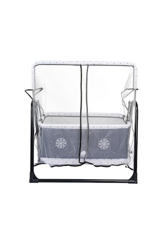 Özbay Btrend Elif Modern Sepet Beşik Portatif Bebek Beşiği-Lacivecert 45 x 80 CM
