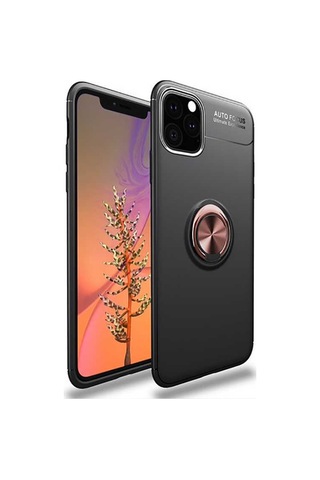 Apple Uyumlu iPhone 11 Pro Kılıf Zore Ravel Silikon Kapak Siyah
