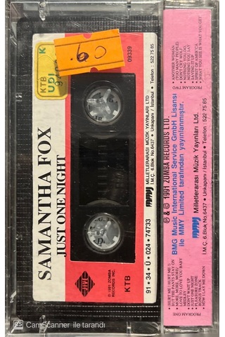 Plak Değildir Kaset Tir Samantha Fox Just One Night Kaset