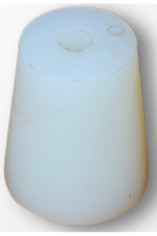 Silikon İki Delikli Sifonlama Tıpası - Damacanaya Uygun, Kokusuz, Gıda İle Temasa Uygun