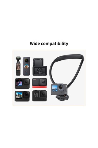 Xuweiwei Puluz Manyetik Hızlı Çıkış Pov Görünüm Montajı İle Tembel Boyun Kolu Siyah Siyah Siyah