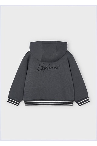 Mayoral Gri Erkek Çocuk Fermuarlı Sweatshirt 4427 Gri