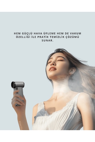 Çok Fonksiyonlu Turbo Güçlü Hava Üfleme Ve Vakum Makinesi
