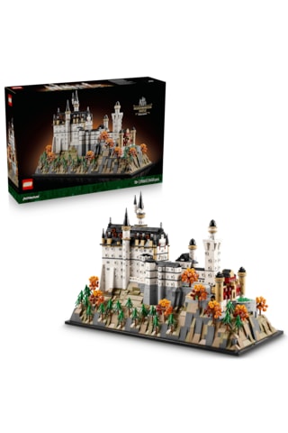 LEGO® Architecture Neuschwanstein Şatosu 21063 - Yetişkinler için Koleksiyonluk Model Yapım Seti (3455 Parça)