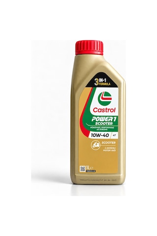 Castrol Power1 Scooter 10w-40 4t 1l + Scooter Gear 80w-90 Bakım Seti