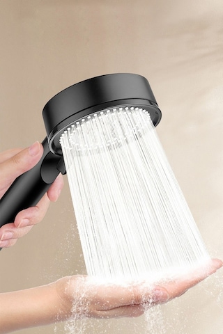 5 Fonksiyonlu Yüksek Basınçlı Spray Modlu Siyah Duş Başlığı Yumuşak Soft Akış Modlu Duş Başlığı Diğer