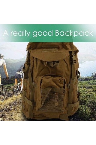 Silkroadselect Günlük Sırt Çantası,dağcılık Spor Sırt Çantası Sırt Çantası Sırt Çantası Kamp Yürüyüş Açık Büyük Su Geçirmez Sırt Çantası Kurt Kahverengi P3ıwbo Kahverengi