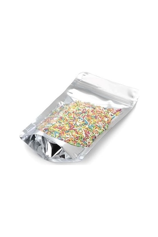 Ön Şeffaf Metalize Kilitli Doypack Ambalaj 20 X 30 + 5 Cm. 1000 Gr. -50 Adet