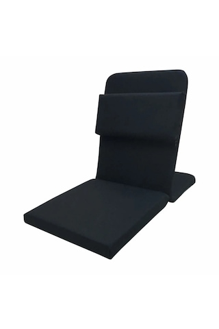 Ekstra Destek Yastıklı Yoga, Nefes, Meditasyon Sandalyesi Backjack Xl Su Ve Leke İticili Duck Kumaş Siyah